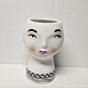 Abbott Collection Pretty Lady Head Vase/Planter
